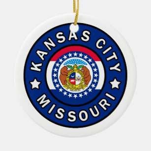 Kansas City Missouri Ceramic Ornament