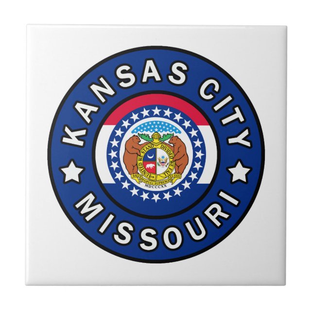 Kansas City Missouri Ceramic Tile (Front)