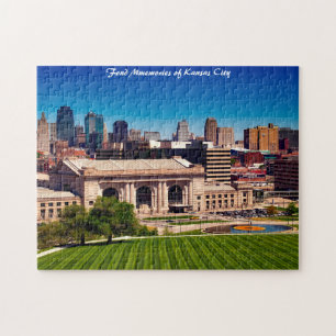Kansas City Missouri Christmas Greetings Jigsaw Pu Jigsaw Puzzle