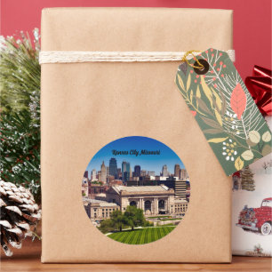 Kansas City Missouri Classic Round Sticker