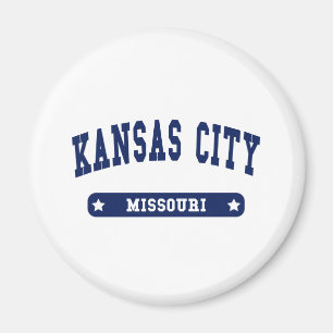 Kansas City Missouri College Style tee shirts Magnet