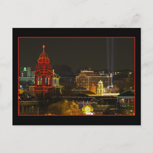 Kansas City, Missouri, Country Club Plaza Lights Postcard (Front)