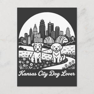 Kansas City Missouri Dog Lover Postcard