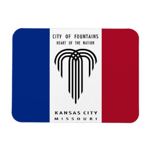 Kansas City Missouri flag USA United States Americ Magnet