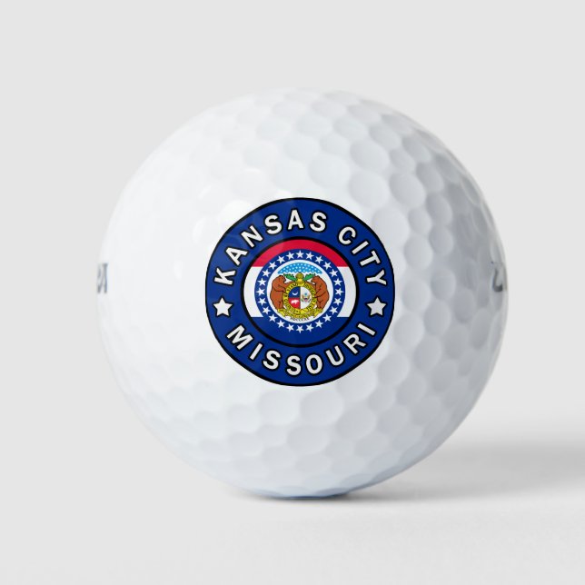 Kansas City Missouri Golf Balls (Front)