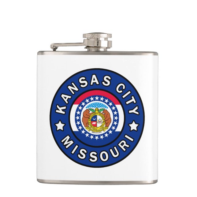 Kansas City Missouri Hip Flask (Front)