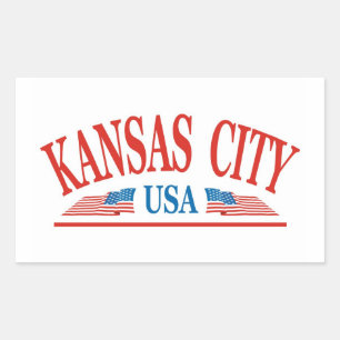 Kansas City Missouri Rectangular Sticker
