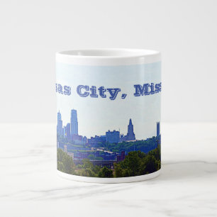 Kansas City, Missouri Skyline Large Coffee Mug