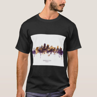 Kansas City Missouri Skyline Oversized 5 T-Shirt