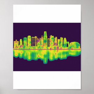 Kansas City Missouri Skyline Poster
