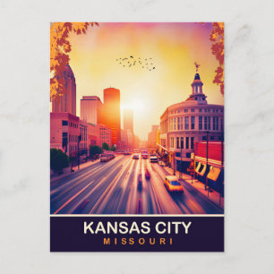 Kansas City, Missouri, Travel Postcard