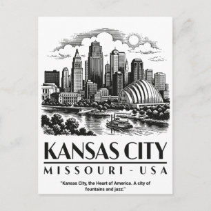 Kansas City Missouri USA Postcard