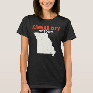 Kansas City Missouri USA State America Travel Miss T-Shirt