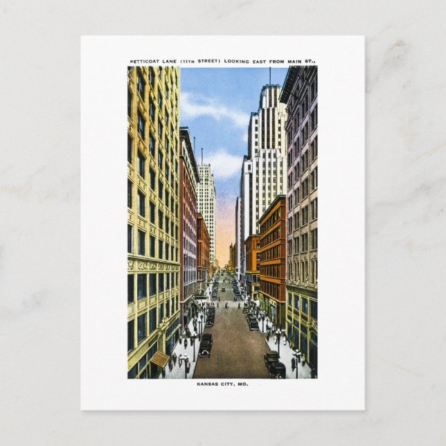 Kansas City, Missouri Vintage Greetings From Postcard (Front)