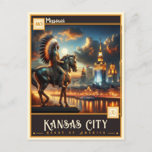 Kansas City, Missouri Vintage Postcard