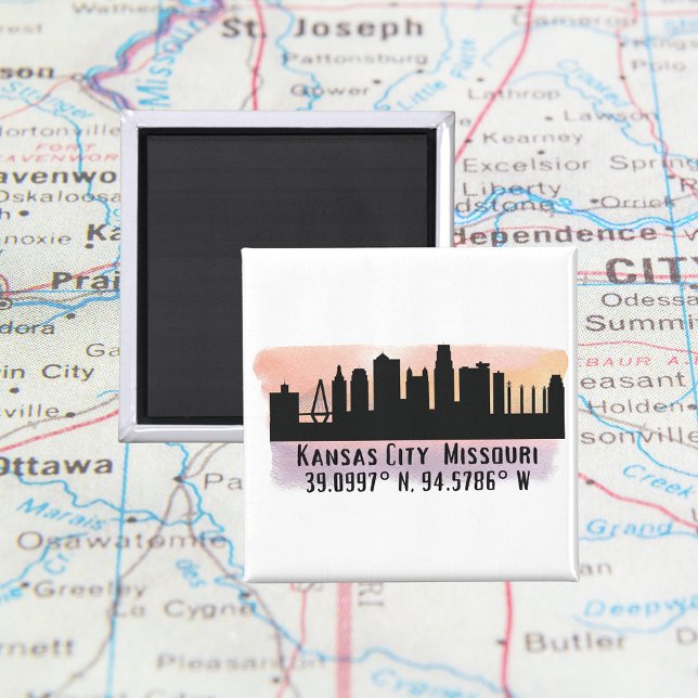 Kansas City MO City Skyline  Magnet (Creator Uploaded)