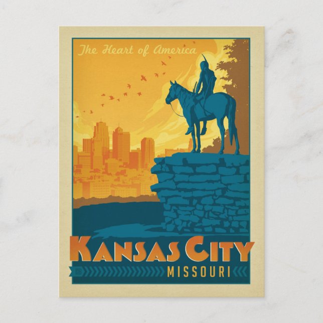 Kansas City, MO Postcard (Front)