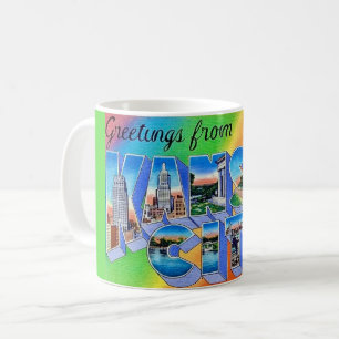 Kansas City MO Postcard Coffee Mug