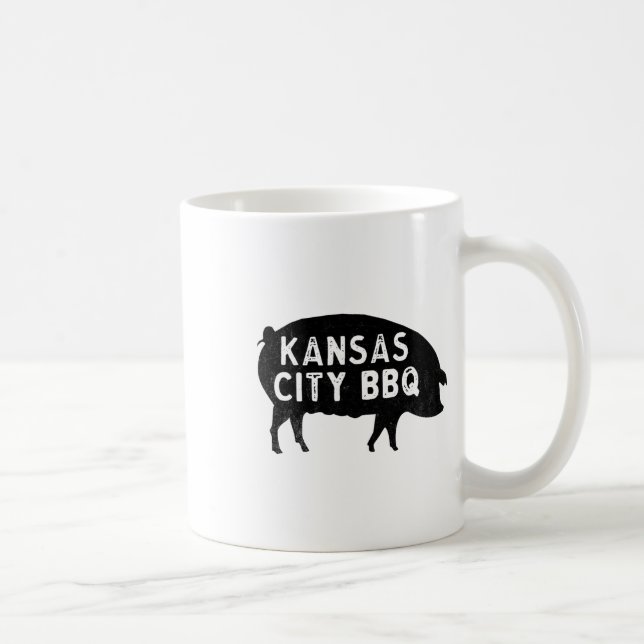 Kansas City Pig Bbq  Coffee Mug (Right)