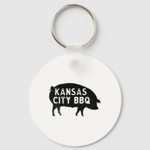 Kansas City Pig Bbq  Key Ring