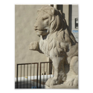 Kansas City Plaza Lion Photo Print