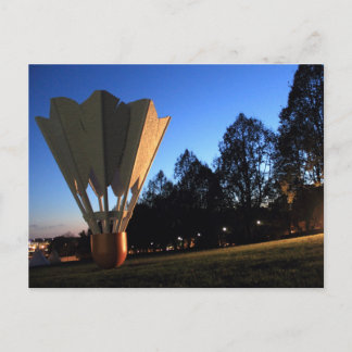 Kansas City Shuttlecock at Dusk Postcard