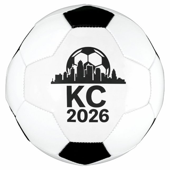 KANSAS CITY SKYLINE 2026 SOCCER BALL (Front)
