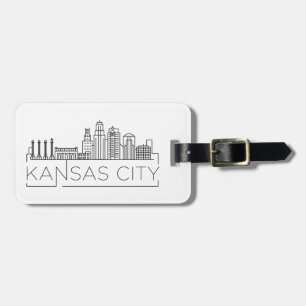 Kansas City Skyline Luggage Tag