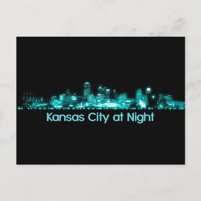 Kansas City Skyline Postcard (Front)