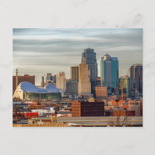 Kansas City Skyline Postcard (Front)