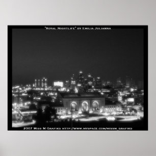 Kansas City Skyline Poster