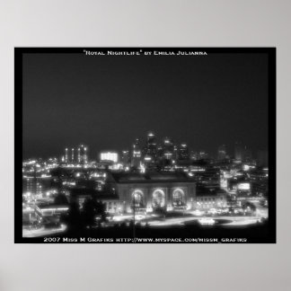 Kansas City Skyline Poster