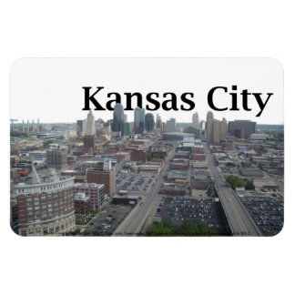 Kansas City Skyline with Kansas City in the Sky Magnet