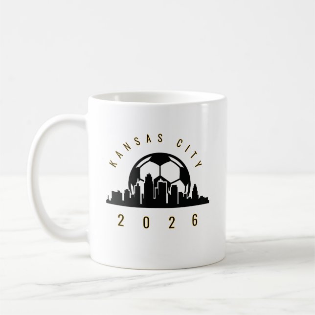 KANSAS CITY SOCCER 2026 T-Shirt Coffee Mug (Left)