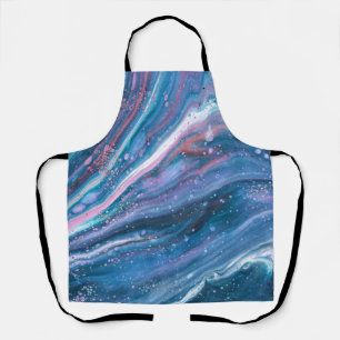 Kansas City Special 3 Cool Blue Abstract Apron