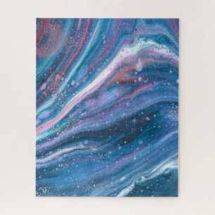 Kansas City Special 3 Cool Blue Abstract Puzzle