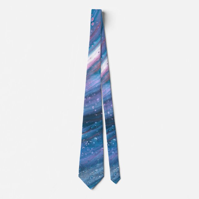 Kansas City Special 3 Cool Blue Abstract Tie (Front)