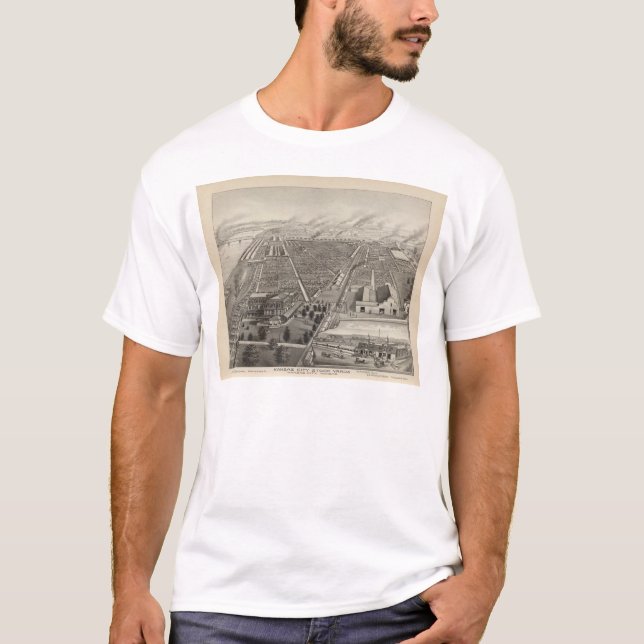 Kansas City Stock Yards, Kansas City, Kansas T-Shirt (Front)