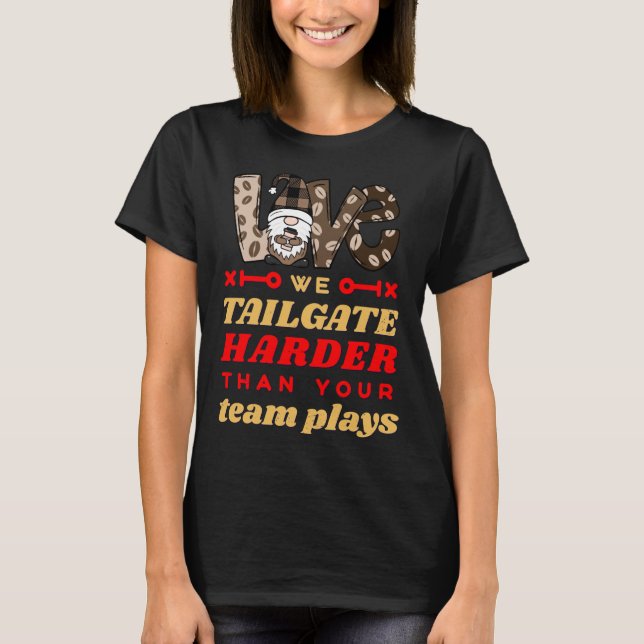 Kansas City Tailgater BBQ Grilling Cute Tailgating T-Shirt (Front)