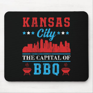 Kansas City The Capital Of Bbq Mouse Pad