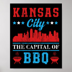Kansas City The Capital Of Bbq Poster
