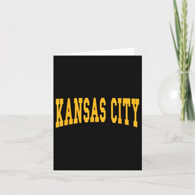 Kansas City - Throwback Design - Clic  Card (Front)