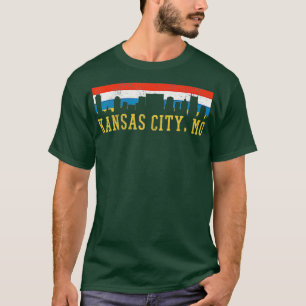 Kansas City Vintage Skyline Retro Souvenir Gift T-Shirt