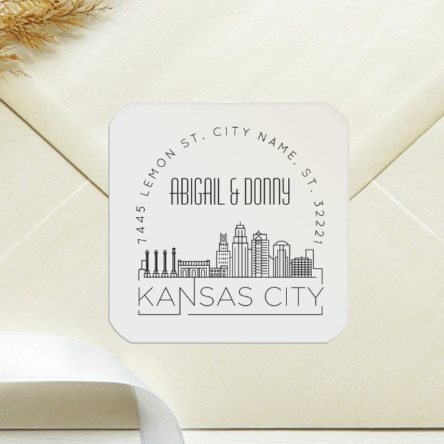 Kansas City Wedding | Pre-Addressed Envelope Seal (Creator Uploaded)