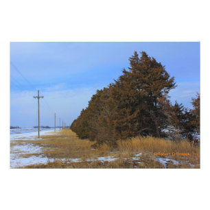 Kansas Country Landscape Photo Enlargement Print
