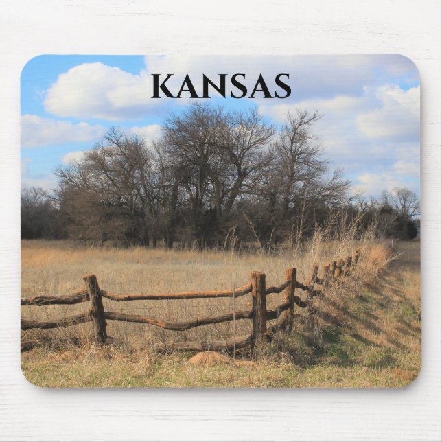 Kansas Country Side Landscape Mouse Pad (Front)