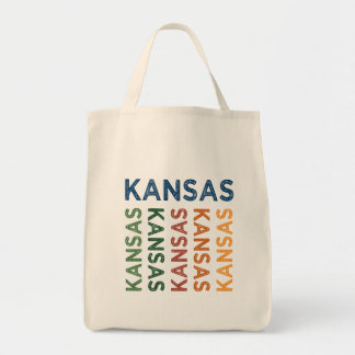 Kansas Cute Colourful Tote Bag