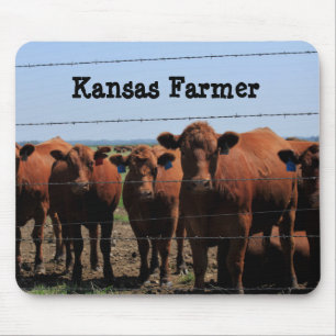 Kansas Farmer Mouse Pad