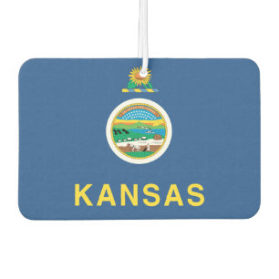 KANSAS Flag - Car Air Freshener