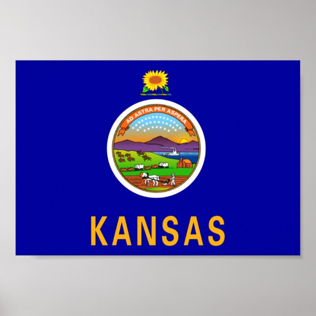 Kansas Flag Poster (Front)